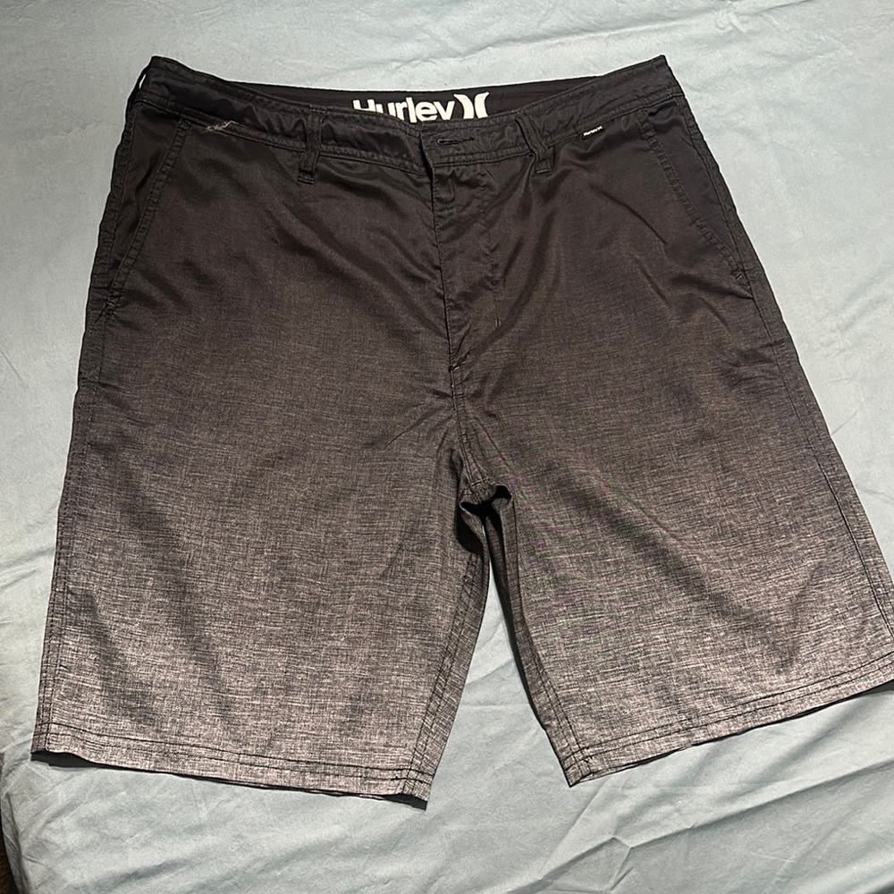 Hurley Black Hybrid Shorts Sleek Versatile Design
